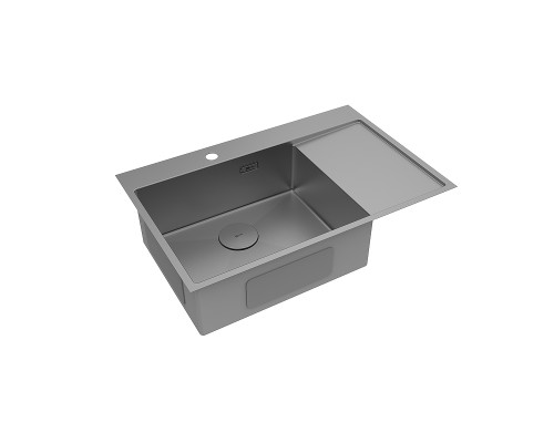 Кухонная мойка Lemark Kezadra 780L 9936151 цвет Графит