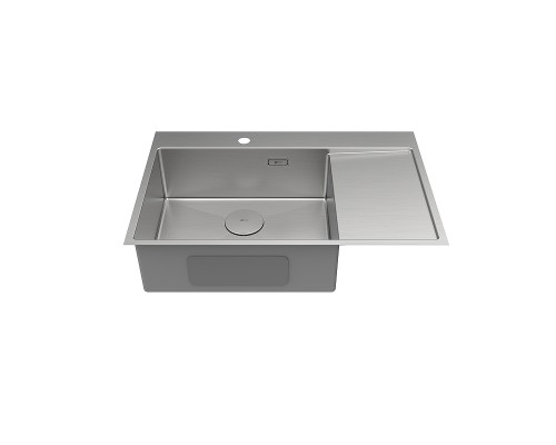 Кухонная мойка Lemark Kezadra 780L 9937149 цвет Сталь