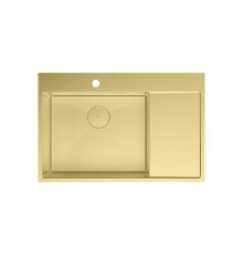 Кухонная мойка Lemark Kezadra 780L 9938150 цвет Светлое золото