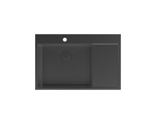 Кухонная мойка Lemark Kezadra 780L 9932152 цвет Черный матовый