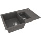 Кухонная мойка Lemark Ramza 760 9910041 Серый шелк