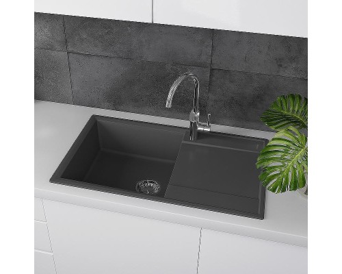Кухонная мойка Lemark Imandra 840 9910031 Антрацит