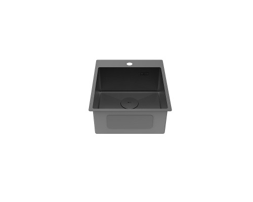 Кухонная мойка Lemark Janga 440 9932104 цвет Черный матовый