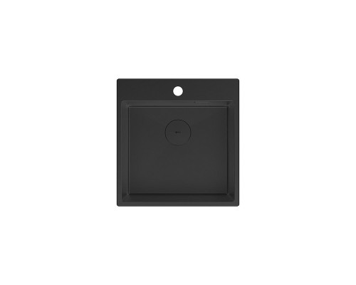 Кухонная мойка Lemark Janga 490 9932108 цвет Черный матовый