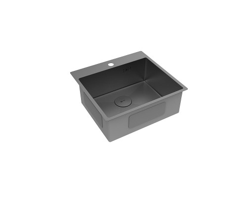 Кухонная мойка Lemark Janga 540 9932112 цвет Черный матовый