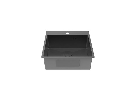 Кухонная мойка Lemark Janga 540 9932112 цвет Черный матовый