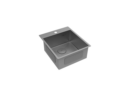 Кухонная мойка Lemark Janga 440 9936103 цвет Графит