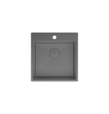 Кухонная мойка Lemark Janga 490 9936107 цвет Графит