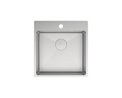 Кухонная мойка Lemark Janga 490 9937105 цвет Сталь
