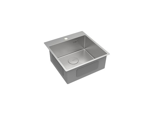 Кухонная мойка Lemark Janga 490 9937105 цвет Сталь