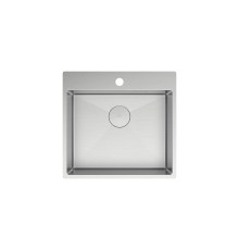 Кухонная мойка Lemark Janga 540 9937109 цвет Сталь