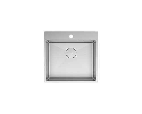 Кухонная мойка Lemark Janga 540 9937109 цвет Сталь