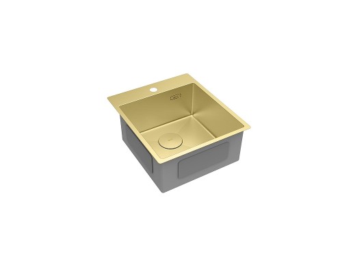 Кухонная мойка Lemark Janga 440 9938102 цвет Светлое золото