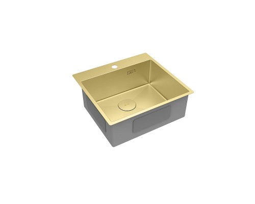 Кухонная мойка Lemark Janga 540 9938110 цвет Светлое золото