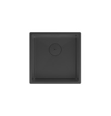 Кухонная мойка Lemark Olanga 440 9932124 цвет Черный матовый
