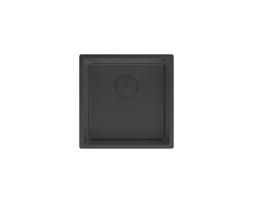 Кухонная мойка Lemark Olanga 440 9932124 цвет Черный матовый