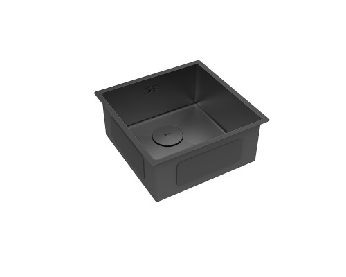 Кухонная мойка Lemark Olanga 440 9932124 цвет Черный матовый