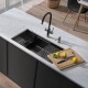 Кухонная мойка Lemark Tabaga 820 9936135 цвет Графит