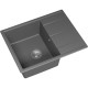 Кухонная мойка Misty Titan 65 TIT-65х51-04 Серый шелк