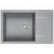 Кухонная мойка Paulmark Flugen 60 PM317850-GRM Серый металлик