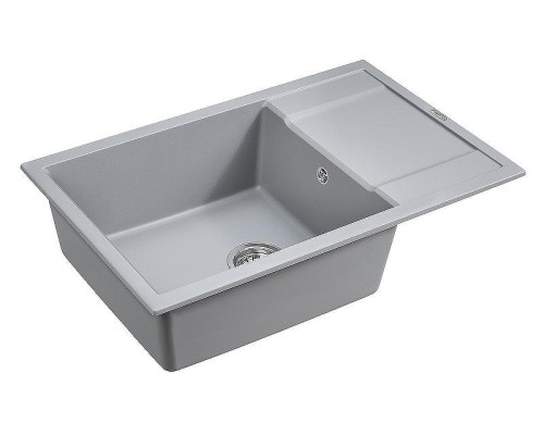 Кухонная мойка Paulmark Flugen 60 PM317850-GRM Серый металлик