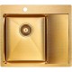 Кухонная мойка Paulmark Kroner 59F PM225951-BGL Брашированное золото