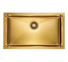 Кухонная мойка Paulmark Aller 74 Uni PM807444-BG Брашированное золото