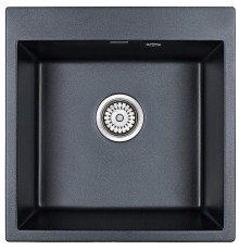 Кухонная мойка Paulmark Kante 50 PM105152-BLM Черный металлик