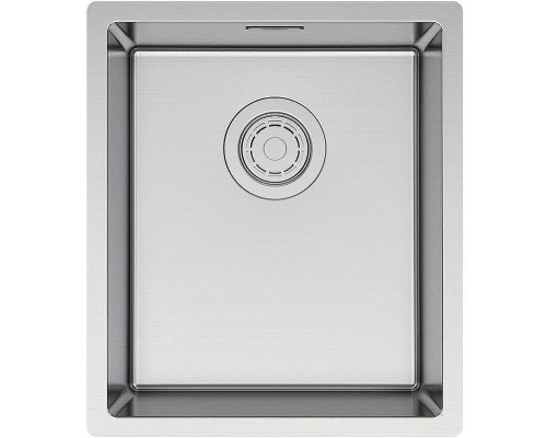 Кухонная мойка Paulmark Lassan 38 Uni LA38-BS Брашированная нержавеющая сталь