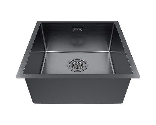 Кухонная мойка Paulmark Lassan 44 Uni LA44-GM Вороненная сталь