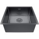 Кухонная мойка Paulmark Lassan 44 Uni LA44-GM Вороненная сталь