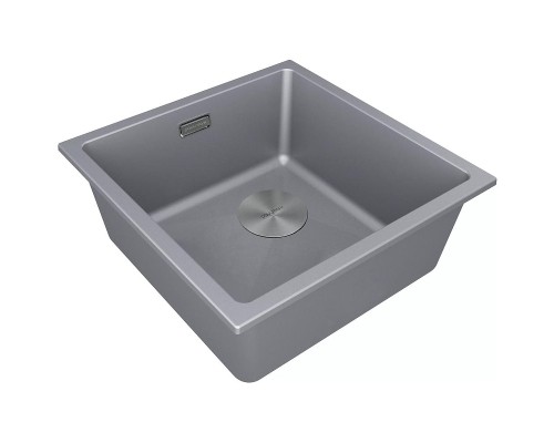 Кухонная мойка Paulmark Lumi 45 UNI-Skew LU45SK-GRM Серый металлик