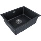 Кухонная мойка Paulmark Lumi 55 UNI LU55-BLM Черный маталлик