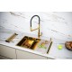 Кухонная мойка Paulmark Next-Multi Sink 74 Uni PM787445-BG цвет Брашированное золото