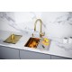 Кухонная мойка Paulmark Next-Pro 54 Uni PM705445-BG цвет Брашированное золото