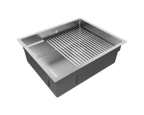 Кухонная мойка Paulmark Next-Pro 54 Uni PM705445-BS цвет Брашированная сталь