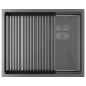 Кухонная мойка Paulmark Next-Pro 54 Uni PM705445-GM цвет Вороненая сталь