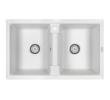 Кухонная мойка Paulmark Tandem 80/2 PM238150-WH Белый