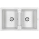 Кухонная мойка Paulmark Tandem 80/2 PM238150-WH Белый