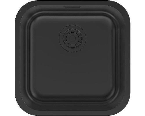 Кухонная мойка Paulmark Vello 44 Uni VE44-MBN Черная матовая