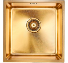 Кухонная мойка Paulmark Vista 44 PM304444-BG Брашированное золото