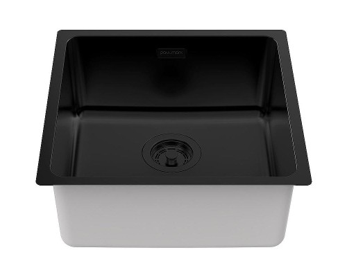 Кухонная мойка Paulmark Yuni 44 Uni YU44-MBN Черная матовая