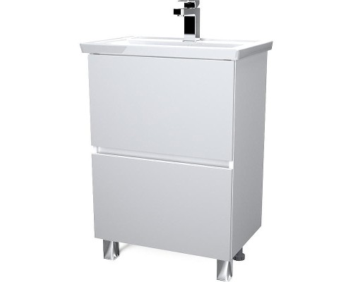Тумба под раковину 1MarKa Aris 70 У76054 Белая глянцевая