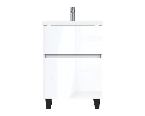 Тумба под раковину 1MarKa Aris 70Н Ц0000035779 цвет Белая аляска Белый глянец