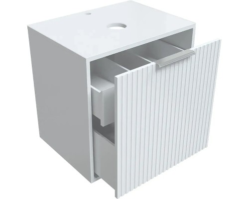Тумба под раковину 1MarKa Estel 60П Ц0000005451 подвесная цвет Белый