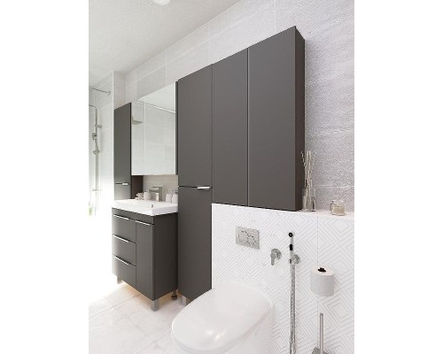 Подвесной шкаф 1MarKa Gaula 60П У92551 Графит матовый