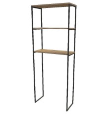 Стеллаж 1MarKa Grunge Loft 65 Ц0000005440 над стиральной машиной Дуб вотан