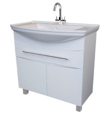 Тумба под раковину 1MarKa Lina New 85Н У94493 Белый глянец