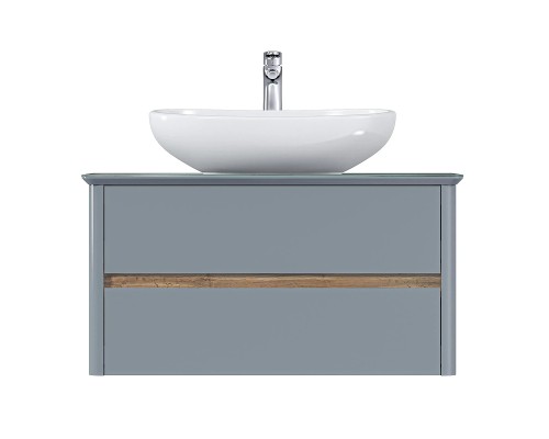 Тумба под раковину 1MarKa Monro 100П Ц0000036661 подвесная цвет Серый