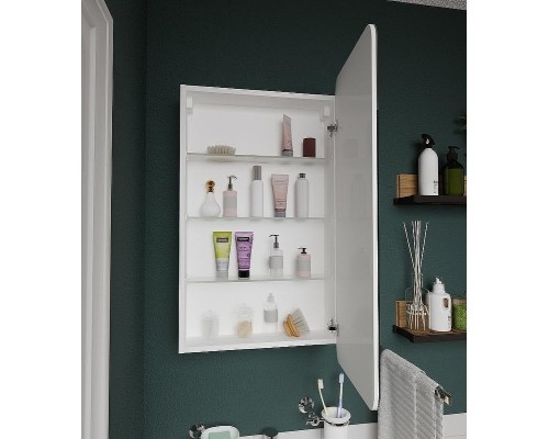 Зеркальный шкаф 1MarKa Nuvo 50 У83224 Белый